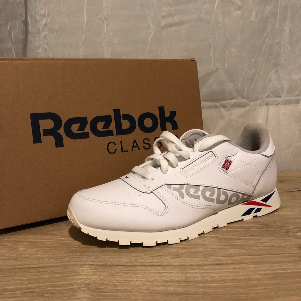 MEW Reebok Classic Leather Junior White Shoes